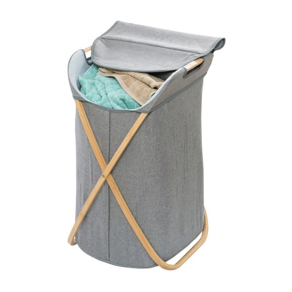 Bahari Bamboo bambuszvázas szennyestartó, 79 l - Wenko-image-3