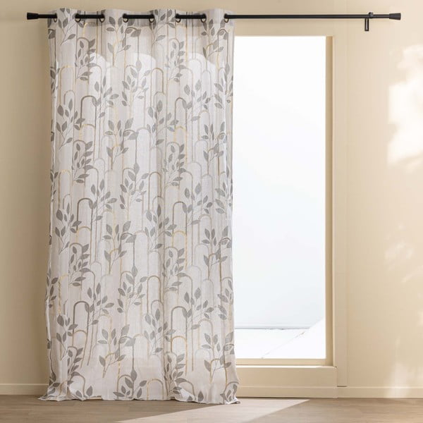 Szürke függöny 140x240 cm Roseris – douceur d'intérieur