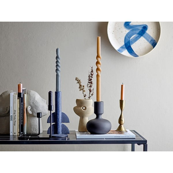 Ngoie bézs terrakotta váza, magasság 17 cm - Bloomingville-image-1