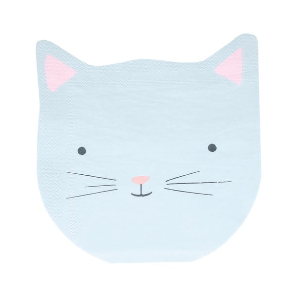 Papír szalvéta szett 16 db-os Cat – Meri Meri-image-2