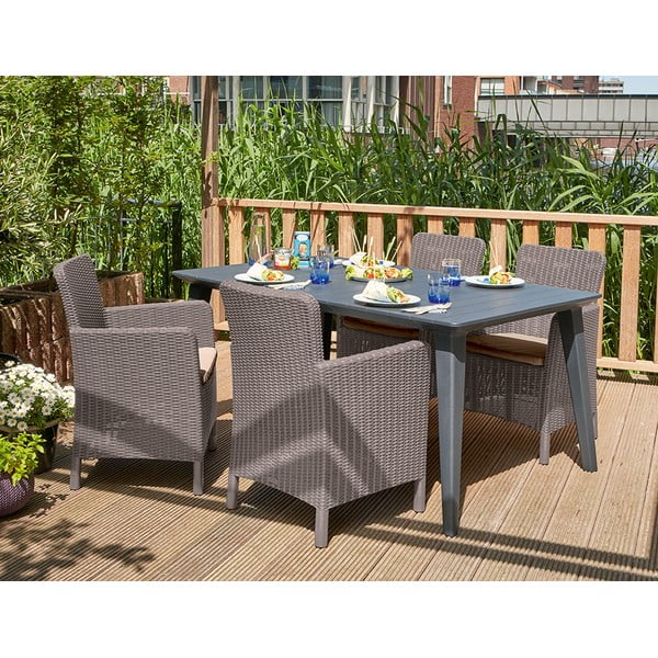 Világosbarna műanyag kerti fotel Trenton – Keter-image-1