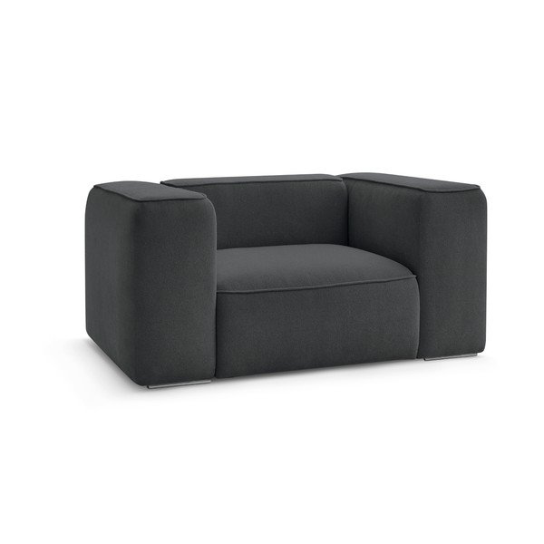 Sötétszürke fotel Zephyr – Bobochic Paris