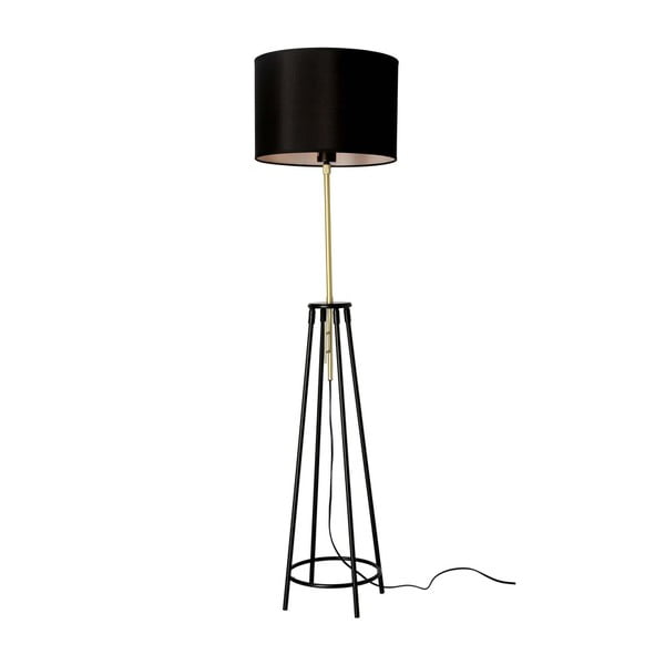 Fekete állólámpa (magasság 154 cm) Tegola – Candellux Lighting