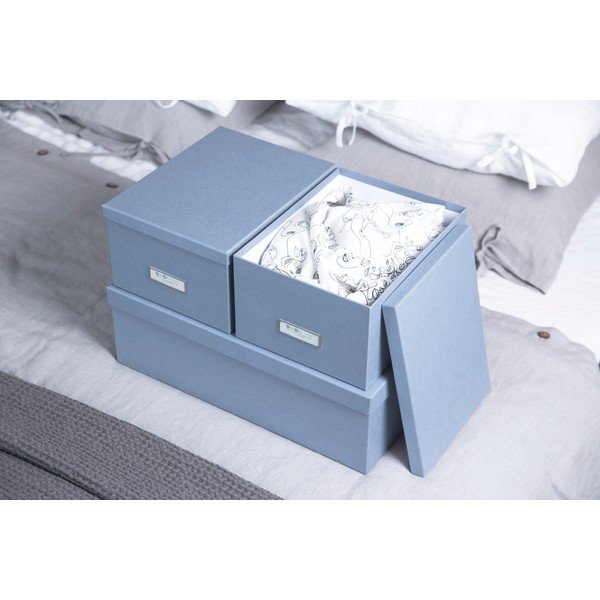 Fedeles karton tárolódoboz szett 3 db-os Inge – Bigso Box of Sweden-image-2