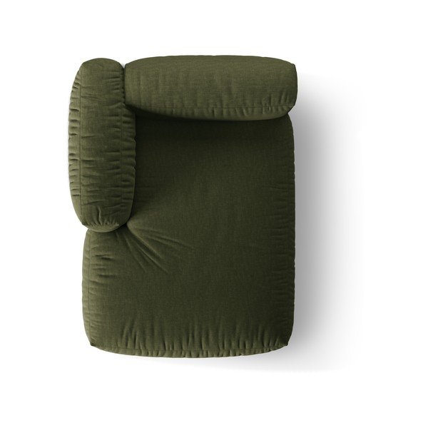 Zöld kanapé modul (bal oldali) Martina – Micadoni Home-image-3