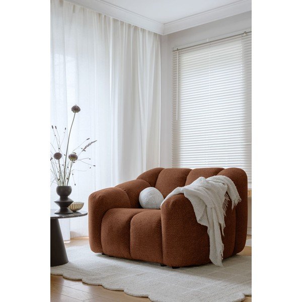 Terrakotta színű fotel Shell – Miuform-image-3