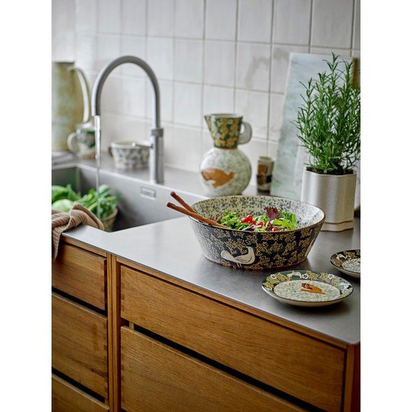 Kék kerámia tál ø 28 cm Hezha – Bloomingville-image-2