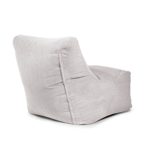 Fekete kordbársony babzsákfotel Seat 100 Lounge – SLOWDOWN-image-4