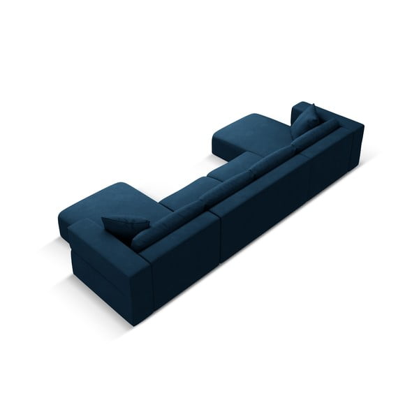 Kék sarokkanapé ("U" alakú) Esther – Milo Casa-image-3