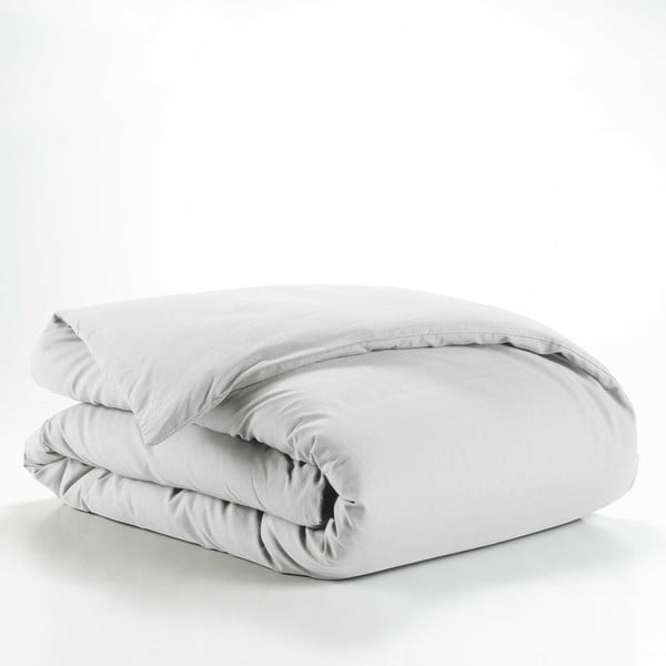 Fehér egyszemélyes pamut ágyneműhuzat 140x200 cm Lina – douceur d'intérieur-image-2