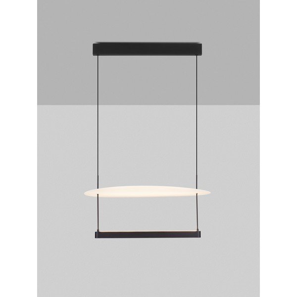 Fehér-matt fekete alumínium LED dimmelhető függőlámpa ø 60 cm Diona – Nova Luce-image-3