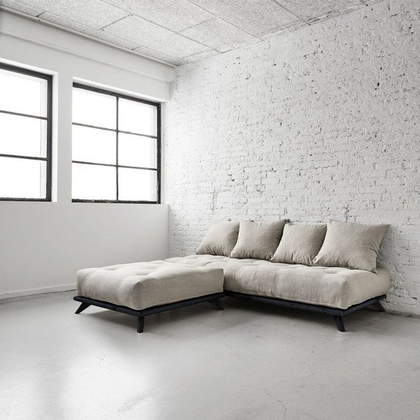 Black/Light Grey kanapé - Senza-image-2
