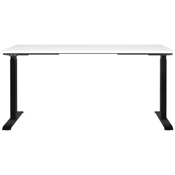Íróasztal elektromosan állítható magassággal, fehér asztallappal 80x160 cm Jet – Germania-image-2
