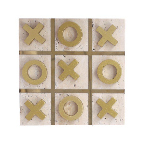 Kő kisméretű dekoráció Tic Tac Toe – PT LIVING