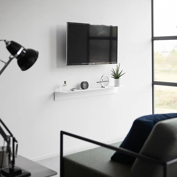Fehér fém fali polc 90 cm – YAMAZAKI-image-1