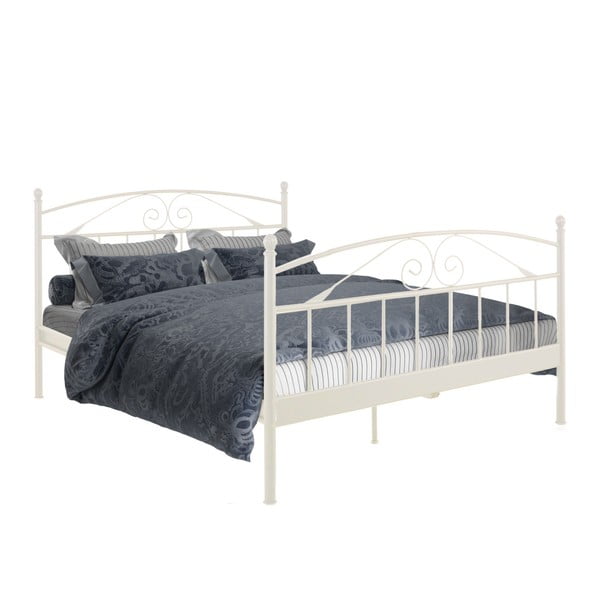 Bibi fehér kétszemélyes ágy, 180 x 200 cm - Støraa