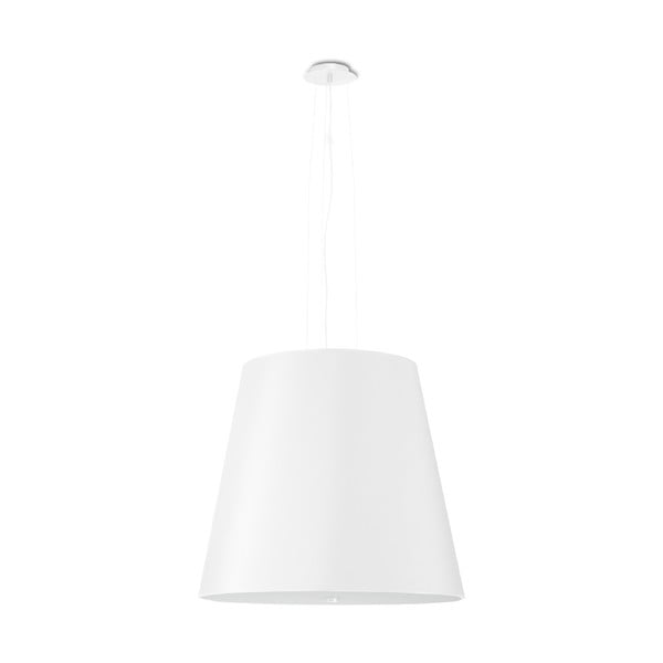 Fehér függőlámpa üveg búrával ø 50 cm Tresco - Nice Lamps