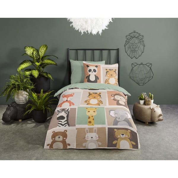 Egyszemélyes-hosszabbított mikroszálas gyerek ágyneműhuzat 140x220 cm Ranger – Good Morning-image-1