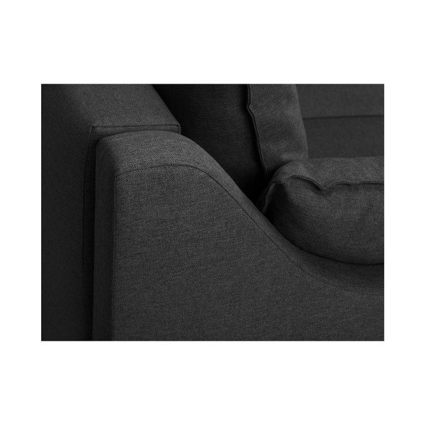 Ancolie sötétszürke kanapé, 150 cm - Mazzini Sofas-image-4