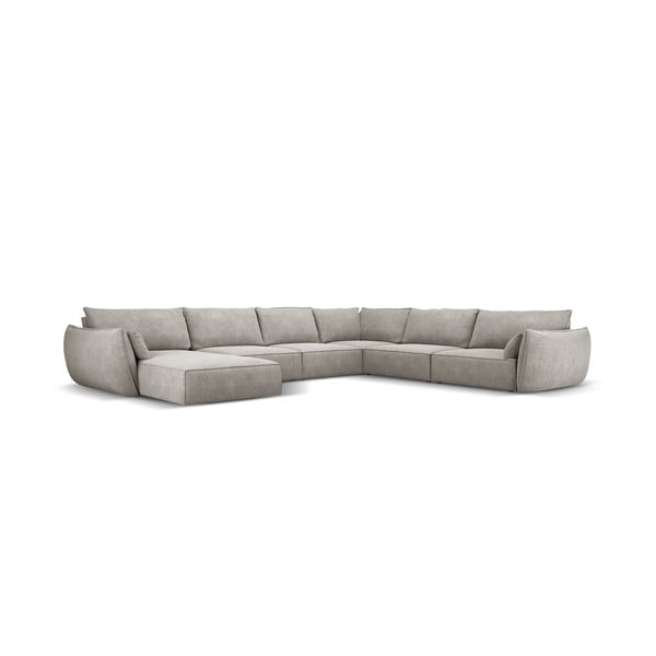 Világosszürke sarokkanapé (jobb oldali) Vanda – Mazzini Sofas-image-2