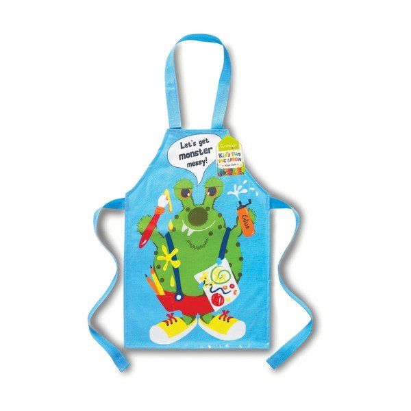 Monster kék pamut gyerek kötény - Cooksmart ®-image-1