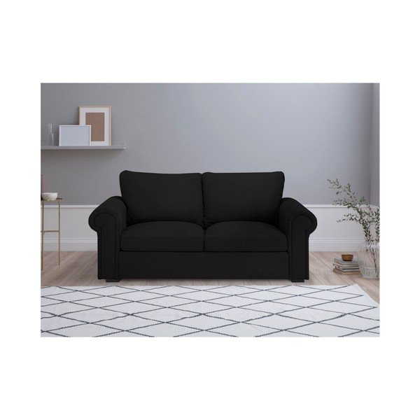 Hermes fekete kanapé, 104 cm - Windsor & Co Sofas-image-2
