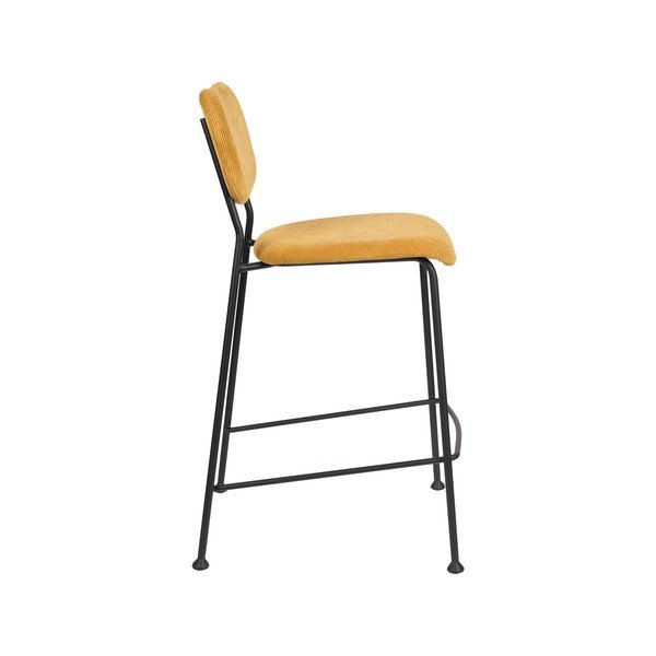 Okkersárga bárszék szett 2 db-os 92 cm Benson – Zuiver-image-2