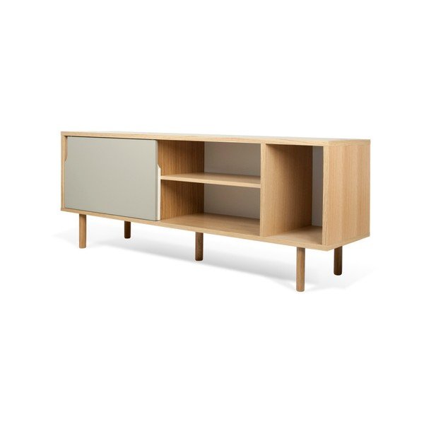 Dann Oak fehér-szürke komód - TemaHome-image-4