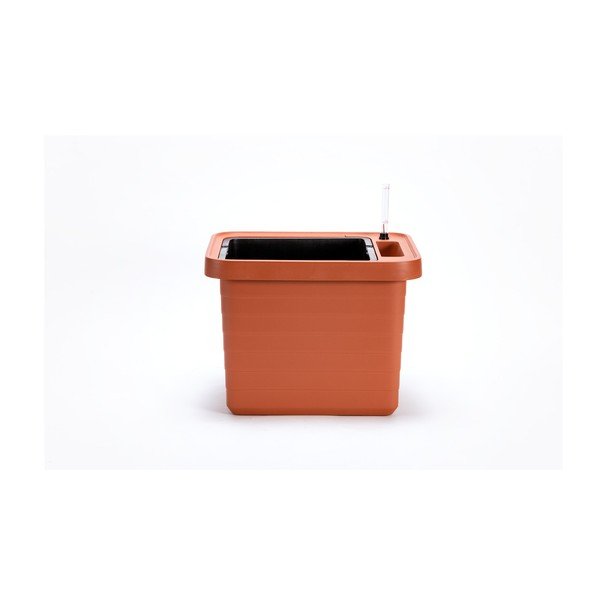 Berberis UNO terrakotta önöntöző virágláda, 27 l - Plastia-image-2