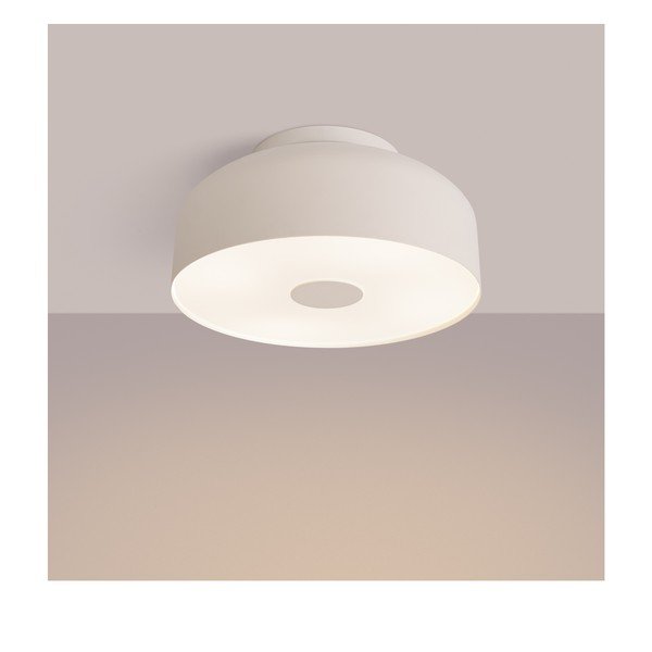 Krémszínű mennyezeti lámpa ø 30 cm Blacko – Sollux-image-4