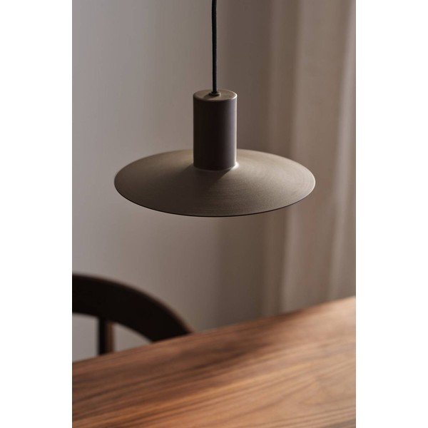 Barna alumínium dimmelhető függőlámpa ø 25 cm Evan – Jotex-image-1