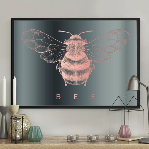 BUMBLEBEE keretezett fali kép, 40 x 50 cm-image-1