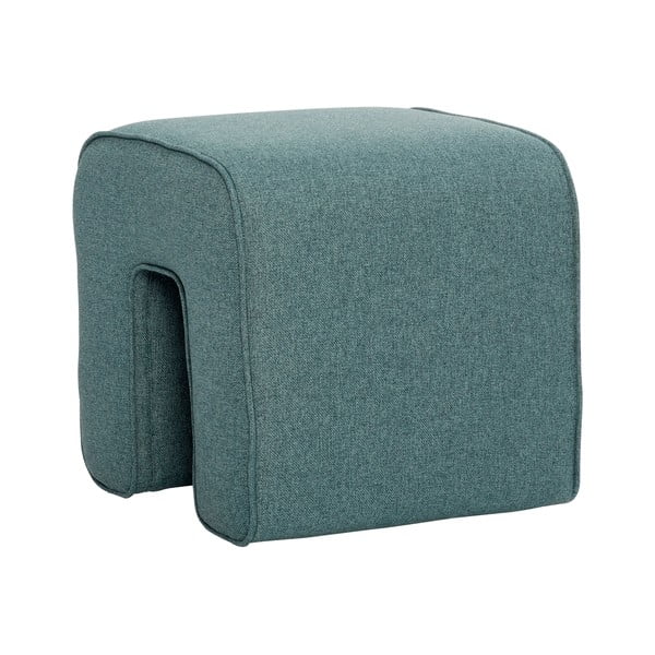 Sculpture türkiz puff - Hübsch-image-2