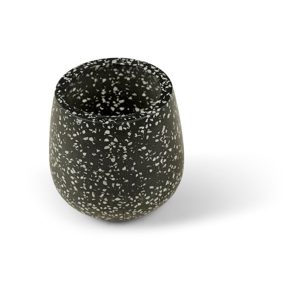Terrazzo sötétszürke virágcserép, ø 15 cm - Bonami Selection-image-1
