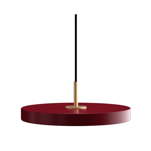 Piros fém LED dimmelhető függőlámpa fém búrával ø 31 cm Asteria Plus – UMAGE