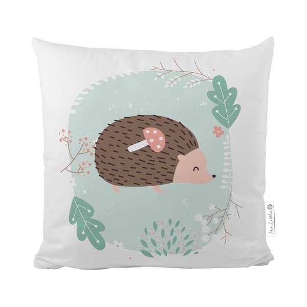Dear Friends Hedgehog pamut-szatén párnahuzat, 50 x 50 cm - Mr. Little Fox