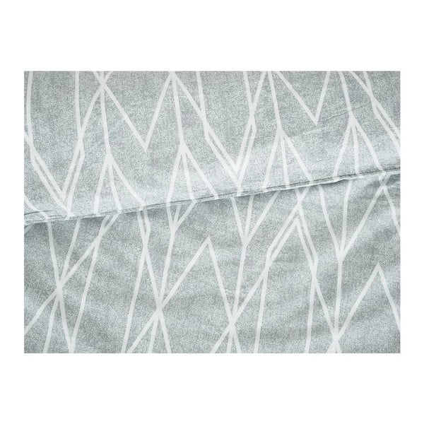 Szürke egyszemélyes krepp ágyneműhuzat 140x200 cm Gray Stripes – B.E.S.-image-1