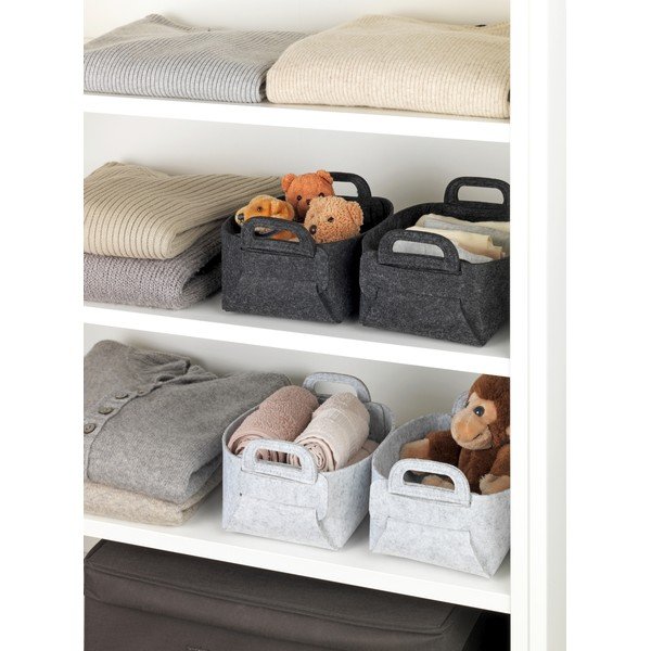 Textil tárolókosár szett 2 db-os Nina – Wenko-image-4