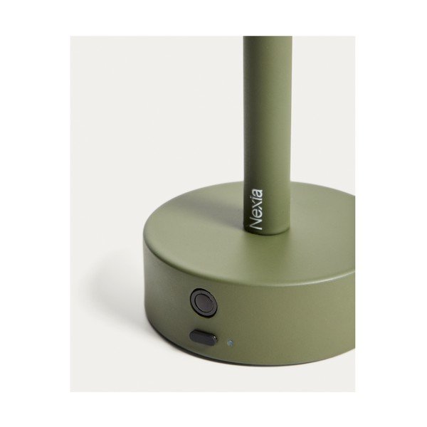 Zöld fém LED asztali lámpa (magasság 30 cm) Bow – Kave Home-image-4