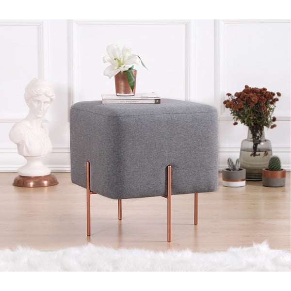 Szürke puff Copper – Artie-image-2