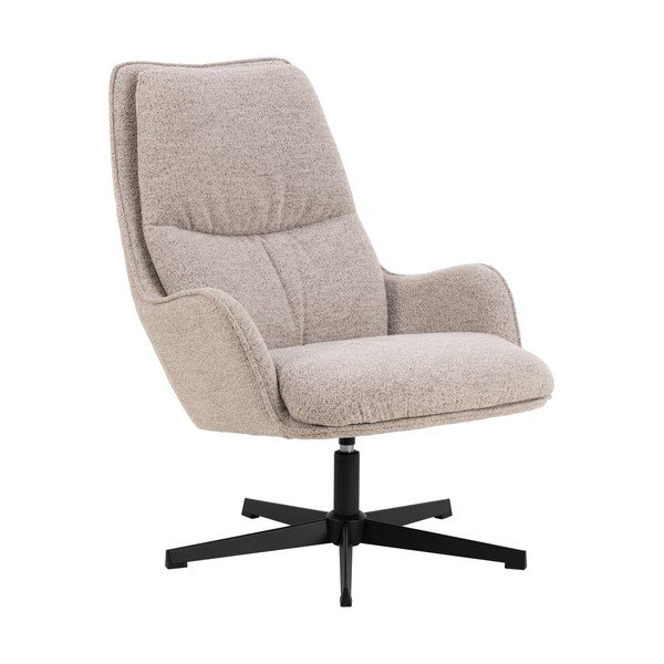 Bézs forgó buklé fotel Bosley – Actona