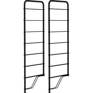 Fekete fém moduláris polc 2 db 34x97 cm Dakota - Tenzo