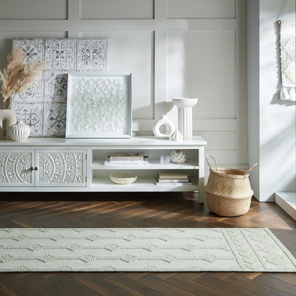 Bézs mosható futószőnyeg 60x218 cm Verve Shyla – Flair Rugs-image-1