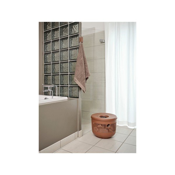 Világosszürke műanyag szennyeskosár 35 l Ume – Zone-image-2