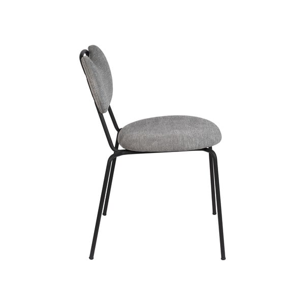 Szürke étkezőszék szett 2 db-os Aspen – White Label-image-3