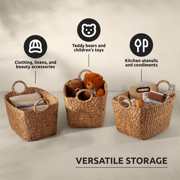 Vesszőfonott tárolókosár 56x37x31,5 cm Caracas XXL – Compactor-image-4