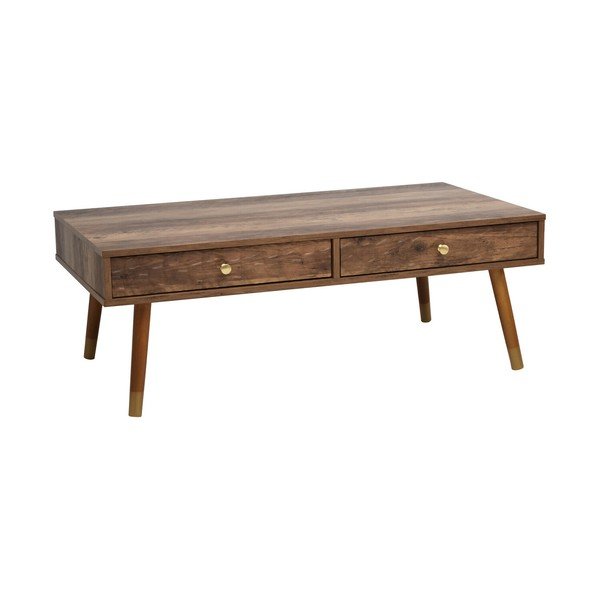 Sötét natúr színű dohányzóasztal 59x110 cm Frida – Premier Housewares