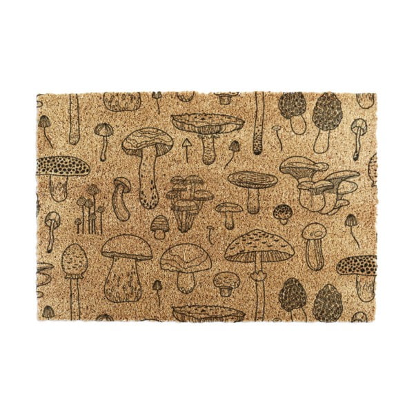 Kókuszrost lábtörlő 40x60 cm Mushrooms – Artsy Doormats