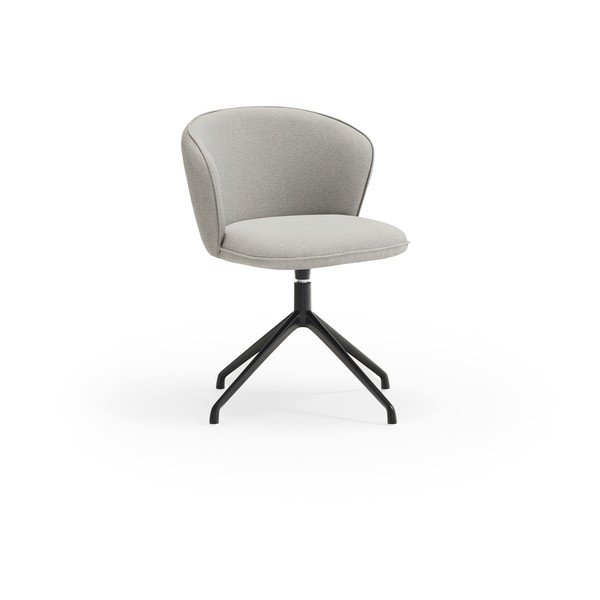 Világosszürke kárpitozott étkezőfotel szett 2 db-os Add – Teulat-image-3