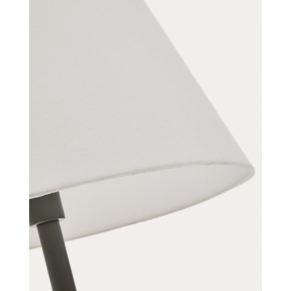 Sötétzöld állólámpa textil búrával (magasság 153 cm) Navat – Kave Home-image-4